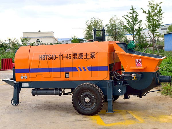 trailer concrete pump