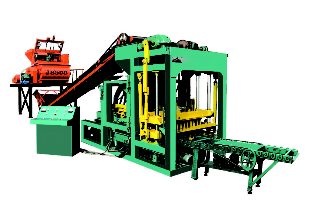 QTJ4-25 fully automatic block making machine