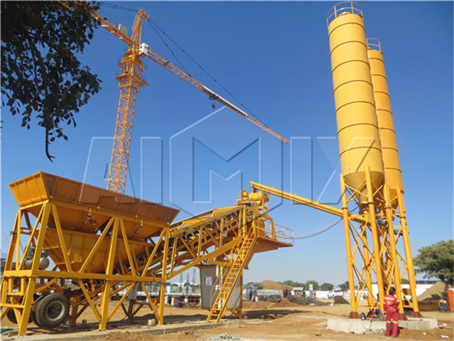 Mobile Concrete Batching Plant