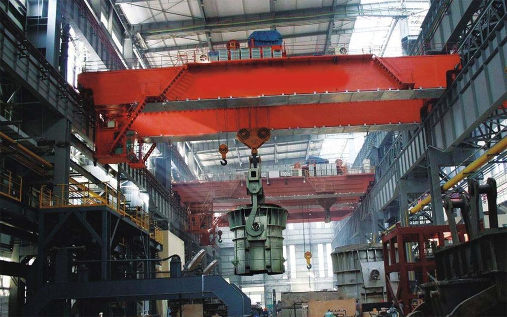 Industrial overhead bridge crane