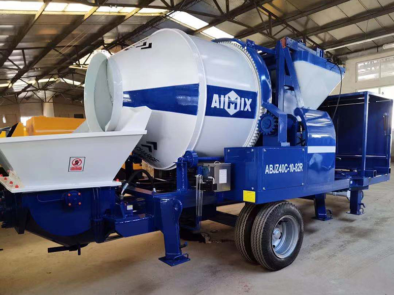 Concrete Pump Machine With Mixer