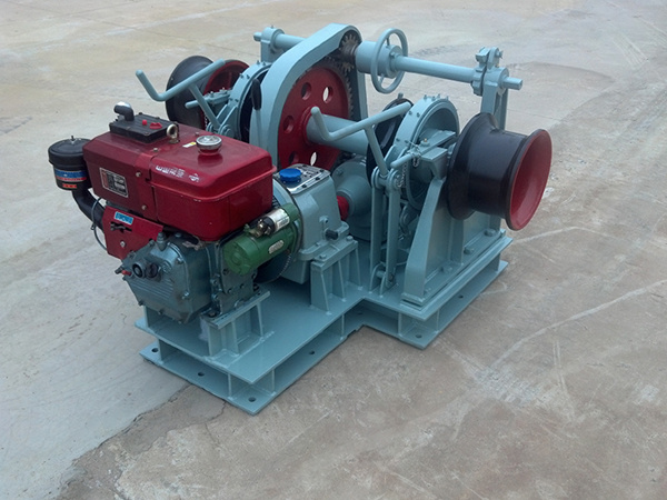 diesel anchor winch