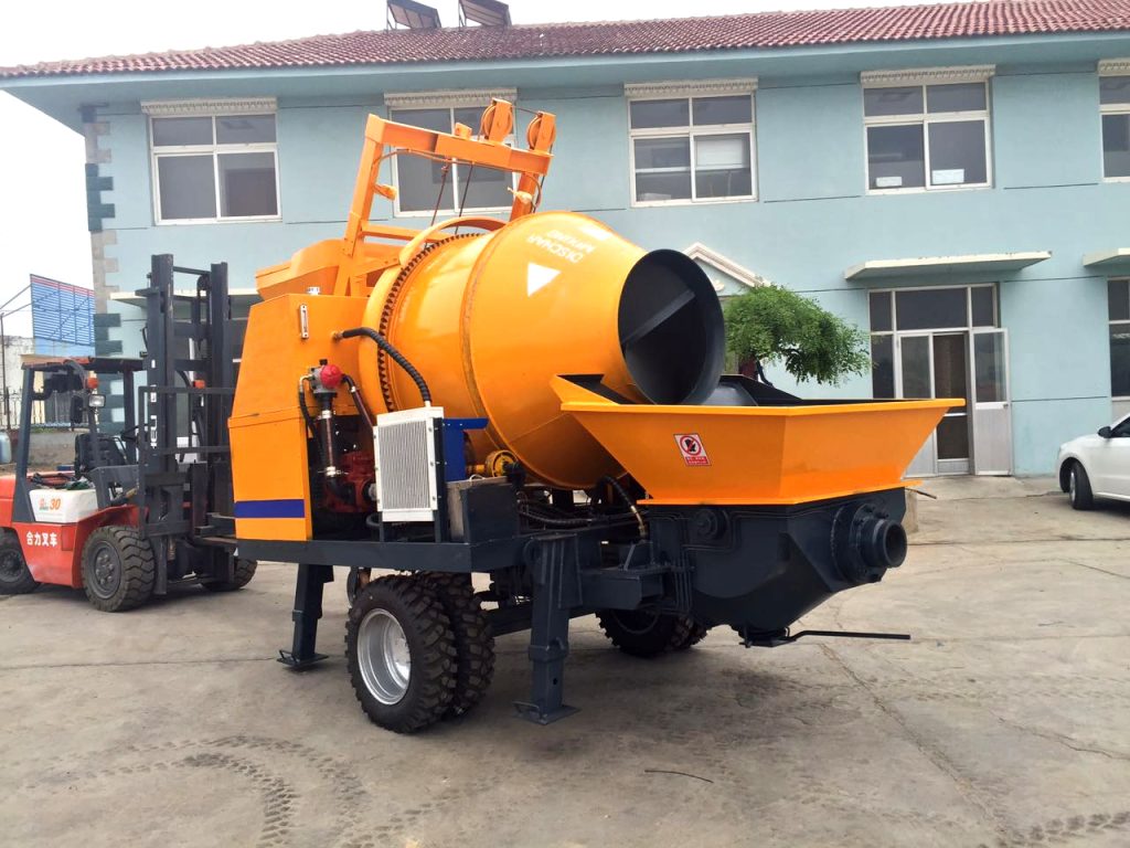 Trailer Concrete Mixer Pump