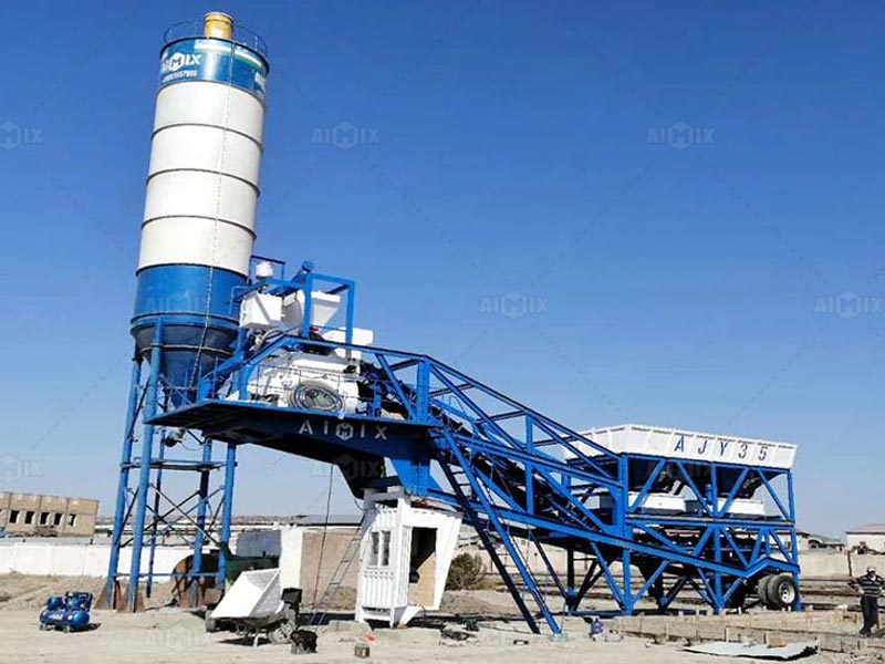 PORTABLE concrete plant