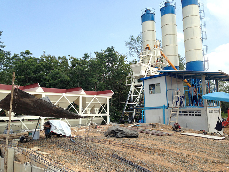 Concrete Plant In The Worksite