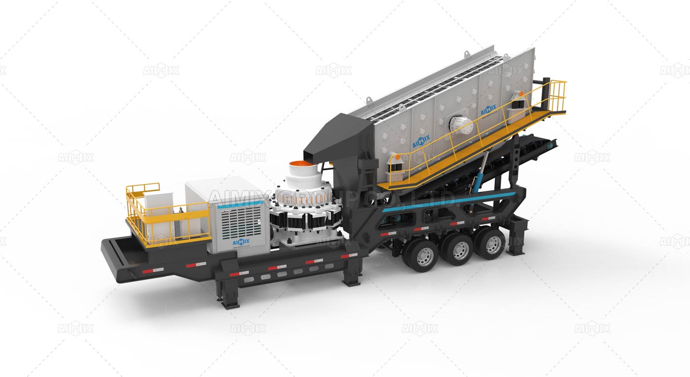 APY2-200C mobile cone crusher plant