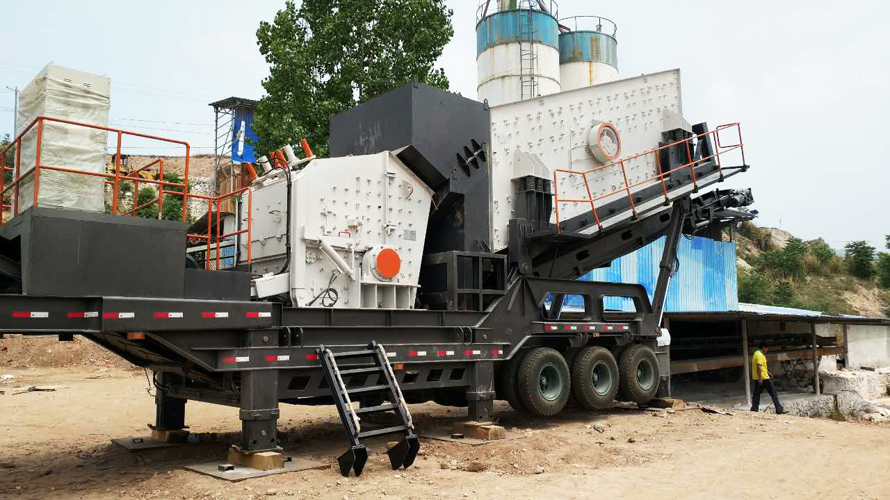 mobile impact crusher machine