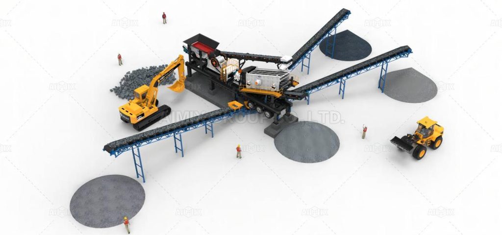 Crushing Plant To Process Quartz Material