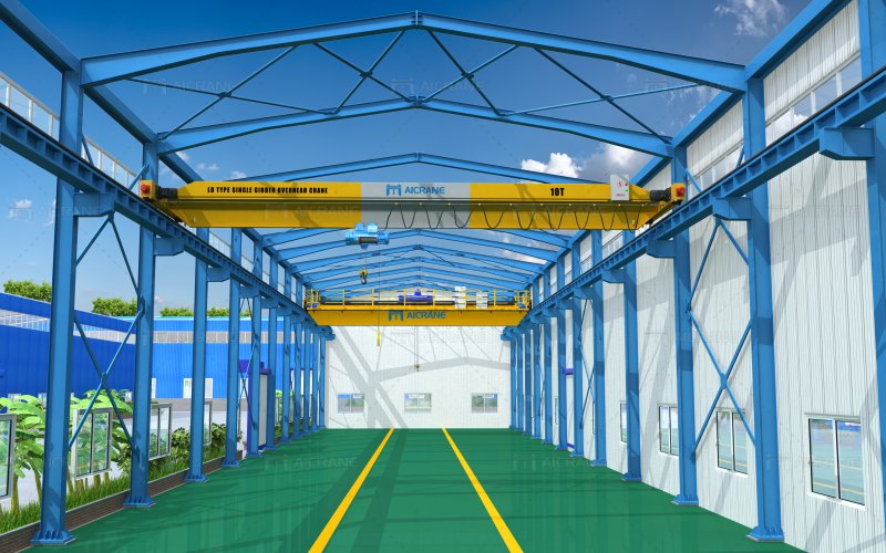 single storey structural steel system