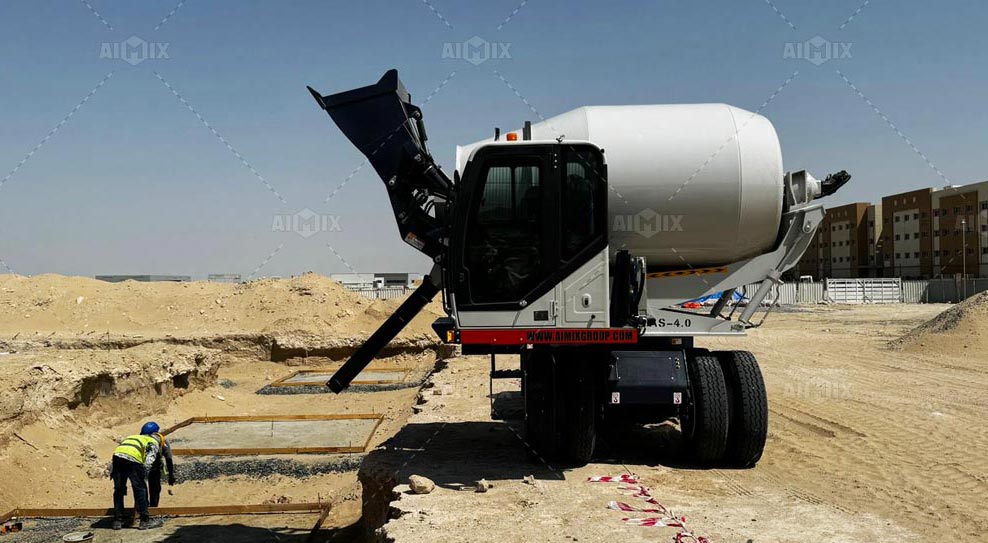 AS-4.0 бетоносмеситель с самозагрузкой